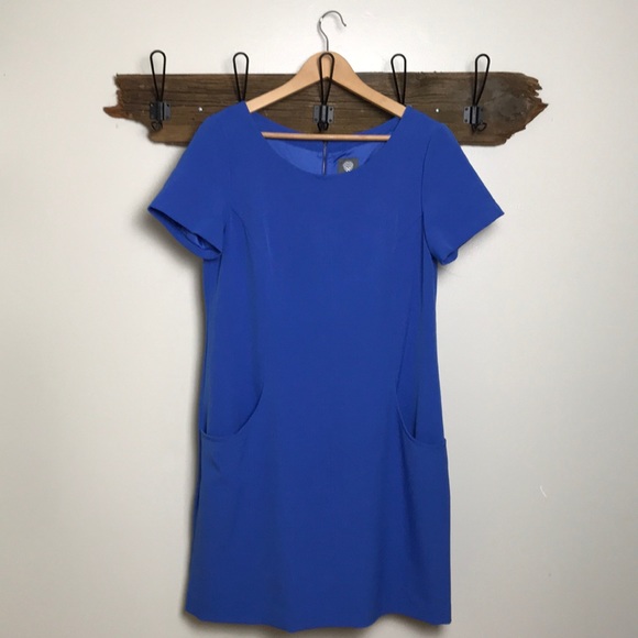 Vince Camuto Dress Shift Dress Short Sleeve - Picture 9 of 13